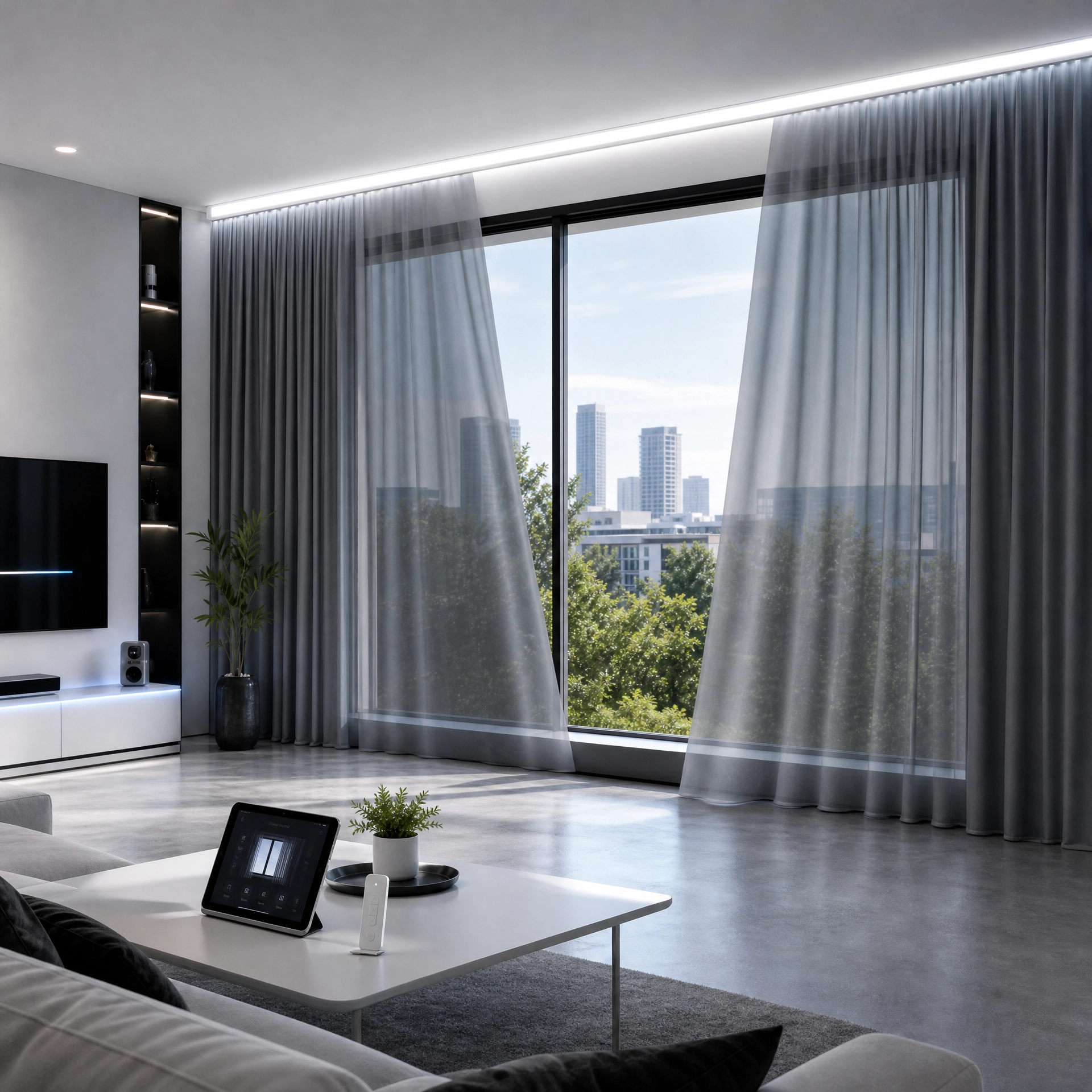 Motorized Curtains