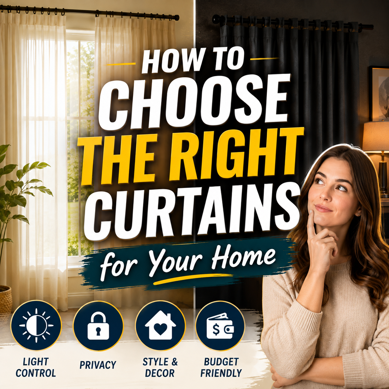 How to choose the right curtains for your home